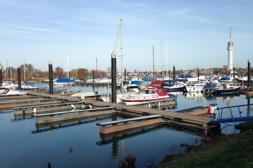 Jachthaven de Rosslag/ Roermond – Unser Hafen 2014-2018 (Aktueller Name: Roermond City Marina)